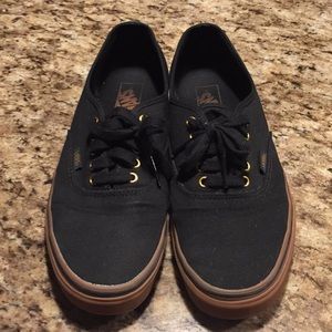 Black & Tan Vans